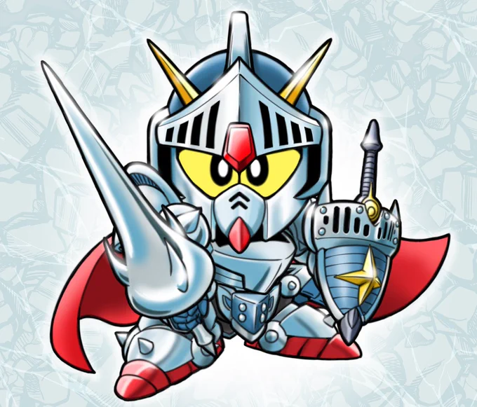 ちょっと前に描いた騎士ガンダム