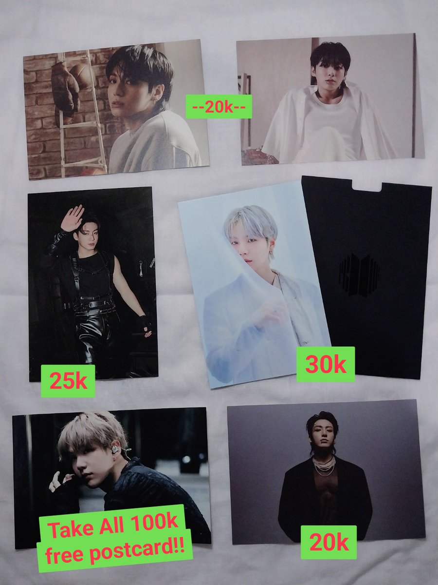Help RT Want to sell bts ina
• pc / photocard
• postcard
• decokit
• album only

‼️dom tangerang, Exc Adm sopi &amp; pack 3k, NO HNR‼️

🏷️wts wtb wta pc bts bangtan Jungkook jin jhope suga v jimin rm dicon golden proof sg22 sg21 tear bobo decokit lemonilo #zonakpop