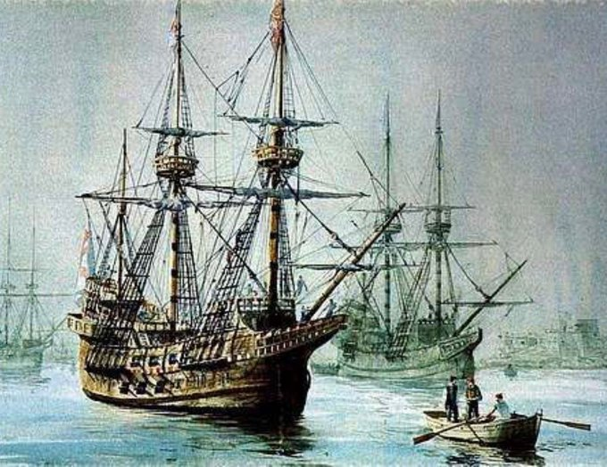 Tal día como hoy, 24 de octubre de 1596, partió de Lisboa una gran armada de invasión española compuesta por 126 buques de guerra y transportes de tropas y 12.000 hombres. Su objetivo era desembarcar en Irlanda para apoyar a los católicos irlandeses y marchar sobre Inglaterra.