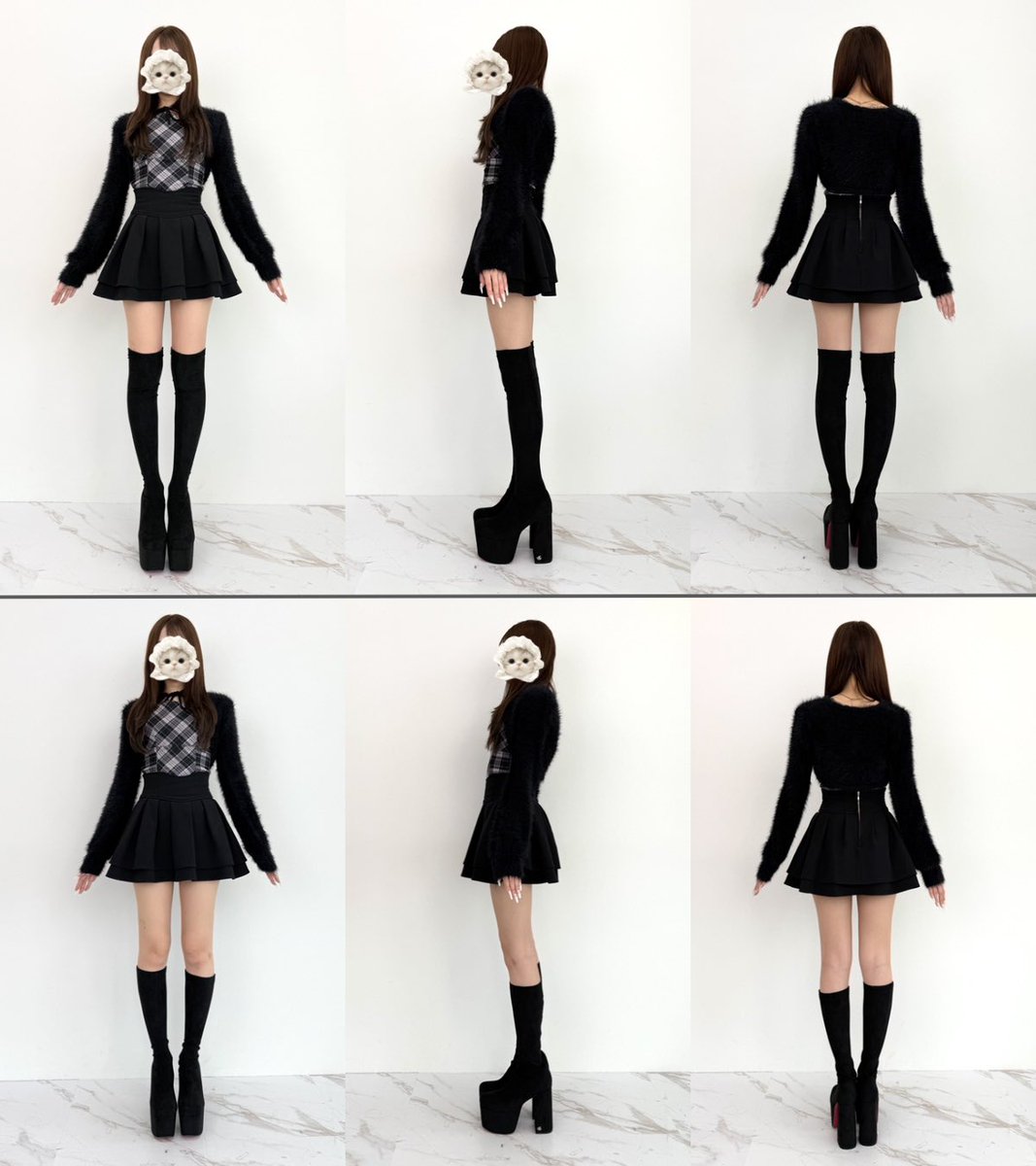 ミシェルマカロン♡ロングブーツ 14.5cm史上最強ロングブーツ ブラック | ファッション通販＆メディア