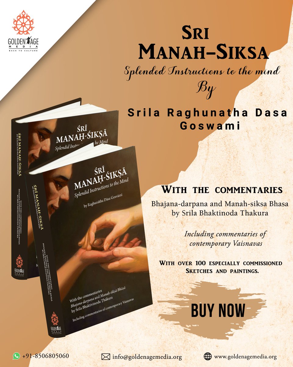 goldenagebooks's tweet image. Manah-shiksha guides our compass to spiritual alignment, helping us recognize subtle traps and reach loving perfection. 💡🙏

Buy Now- goldenagemedia.in/product/sri-ma…

#SpiritualAwakening #InnerPeace #SelfRealization #SoulJourney #SpiritualGrowth #Meditation #LoveAndLight #DivineGuidance