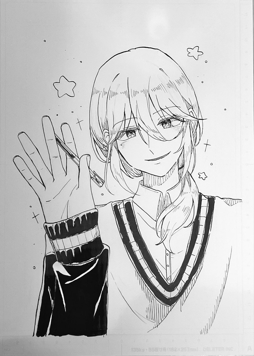久々のアナログ

Gペンで描いたオリキャラです。