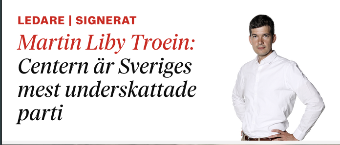 Blev nyfiken och läste, tydligen pga C vill ta två miljarder från återvandring och istället sänka arbetsgivaravgifterna för "integratioooonen".

Staten konfiskerar 766 miljarder i AG-avgifter årligen. 
2 mdr motsvarar 0,082%.

DN är Sveriges mest antiintellektuella tidning.