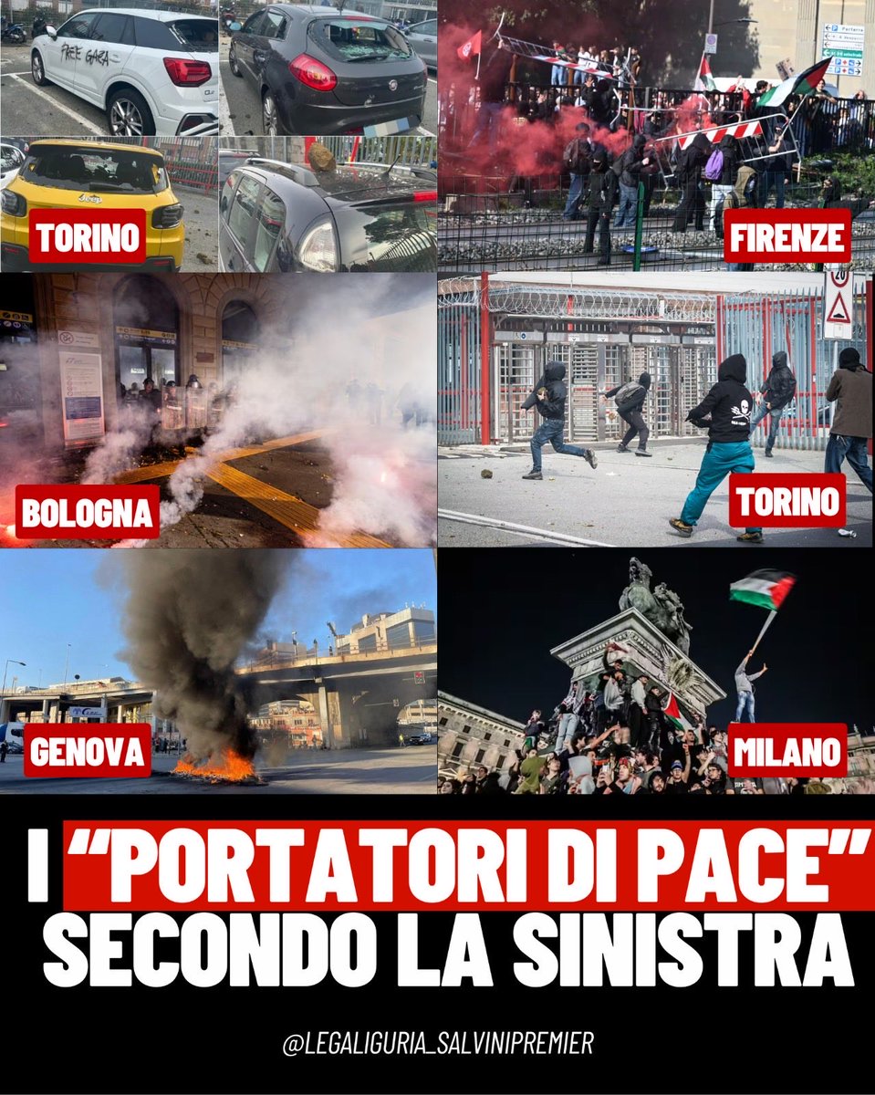 Lo sciopero è un diritto, il rispetto delle regole è un dovere. Il diritto deve camminare insieme al rispetto delle regole: organizzazione, sicurezza e responsabilità non sono optional, sono doveri.

Diritti sì, disagi e devastazioni no.