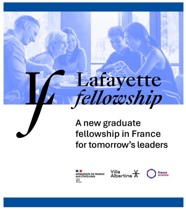 🇫🇷 Exciting Opportunity for U.S. Students: Study in France  — fully funded!
Apply now for the Lafayette Fellowship (2026–27) by <a href="/franceintheus/">Embassy of France in the U.S.</a> &amp; @VillaAlbertine 🇺🇸 
🎓 1-year Master’s in STEM, Humanities, Social Sciences &amp; Arts
Deadline: Nov 30 
🔗 lafayette.villa-albertine.org