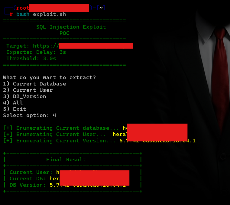mugh33ra's tweet image. Ghauri and sqlmap couldn’t exploit the SQLi, so I developed a custom Bash exploit to demonstrate the issue. proving once again why coding skills matter. 👌

#BugBounty #hackerone #idor #sqlinjection #bugbountytip #xss #injection #privateinvitation #owasp