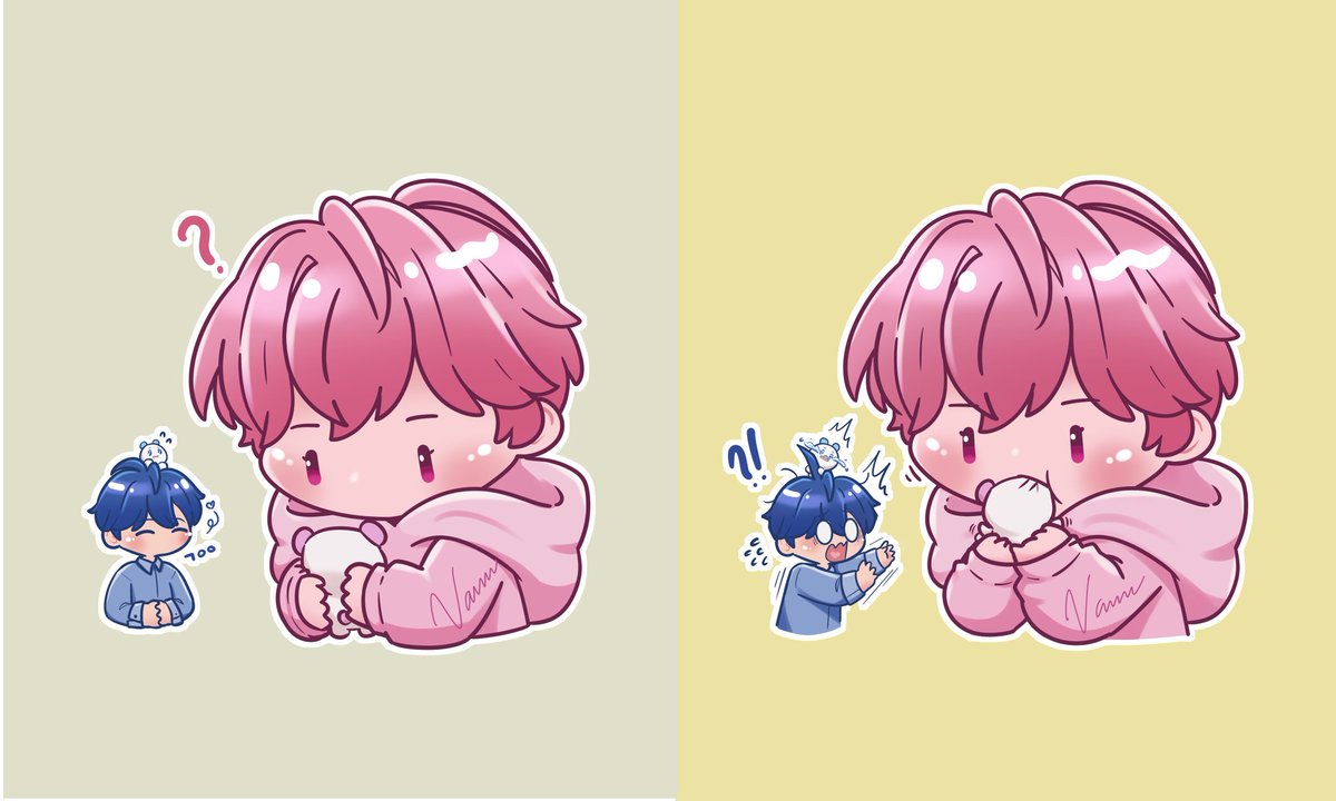 vn_vannies's tweet photo. It was around the time they tease us about mmmm and I just..... I NEED to draw something about them https://t.co/ka0YBsx2zU