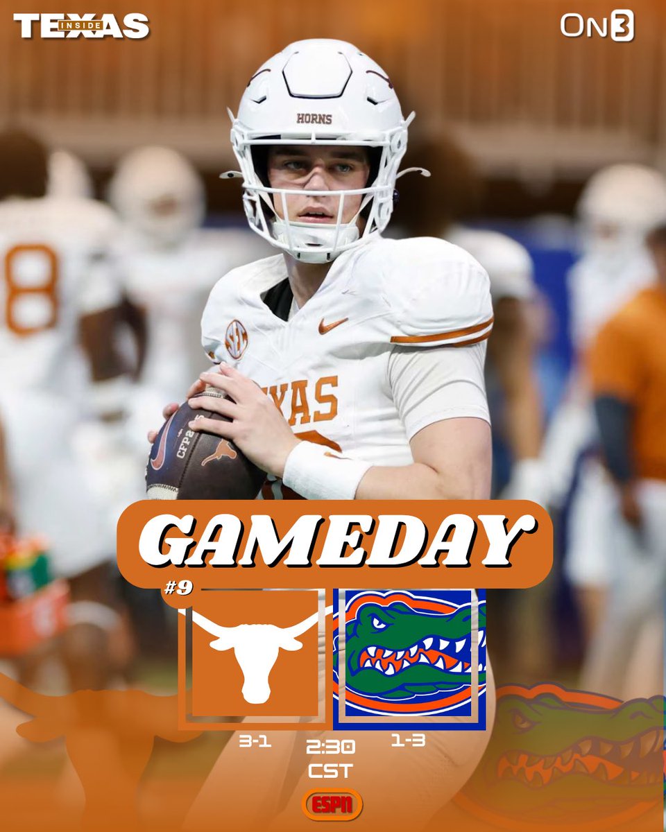 InsideTexas's tweet photo. ITS GAMEDAY‼️

BEAT FLORIDA😤 https://t.co/VEd1wP30Jr