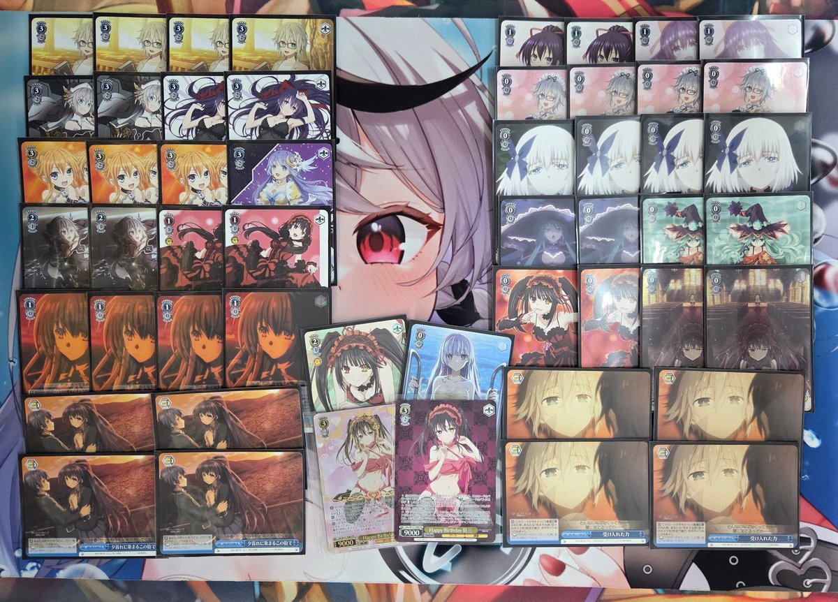 ヴァイスシュヴァルツ CXチャレンジ Happy Birthday 狂三pr WS Happy