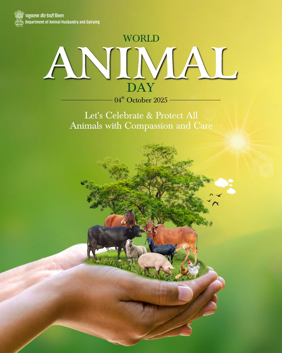 Dept of Animal Husbandry & Dairying, Min of FAH&D tweet media