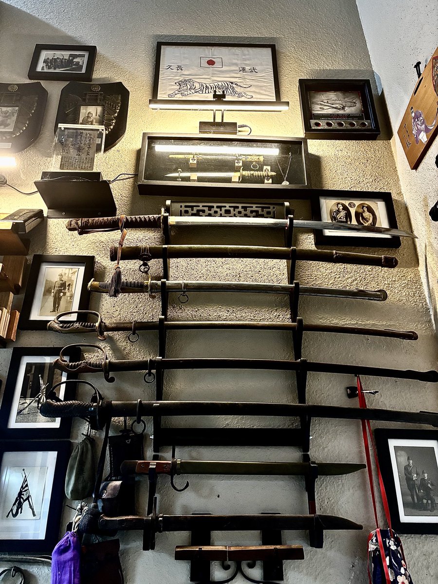 Would you like to acquire a Japanese WW2 sword?

I kid they’re not for sale. I need them for my Museum of the Pacific Cat Sanctuary