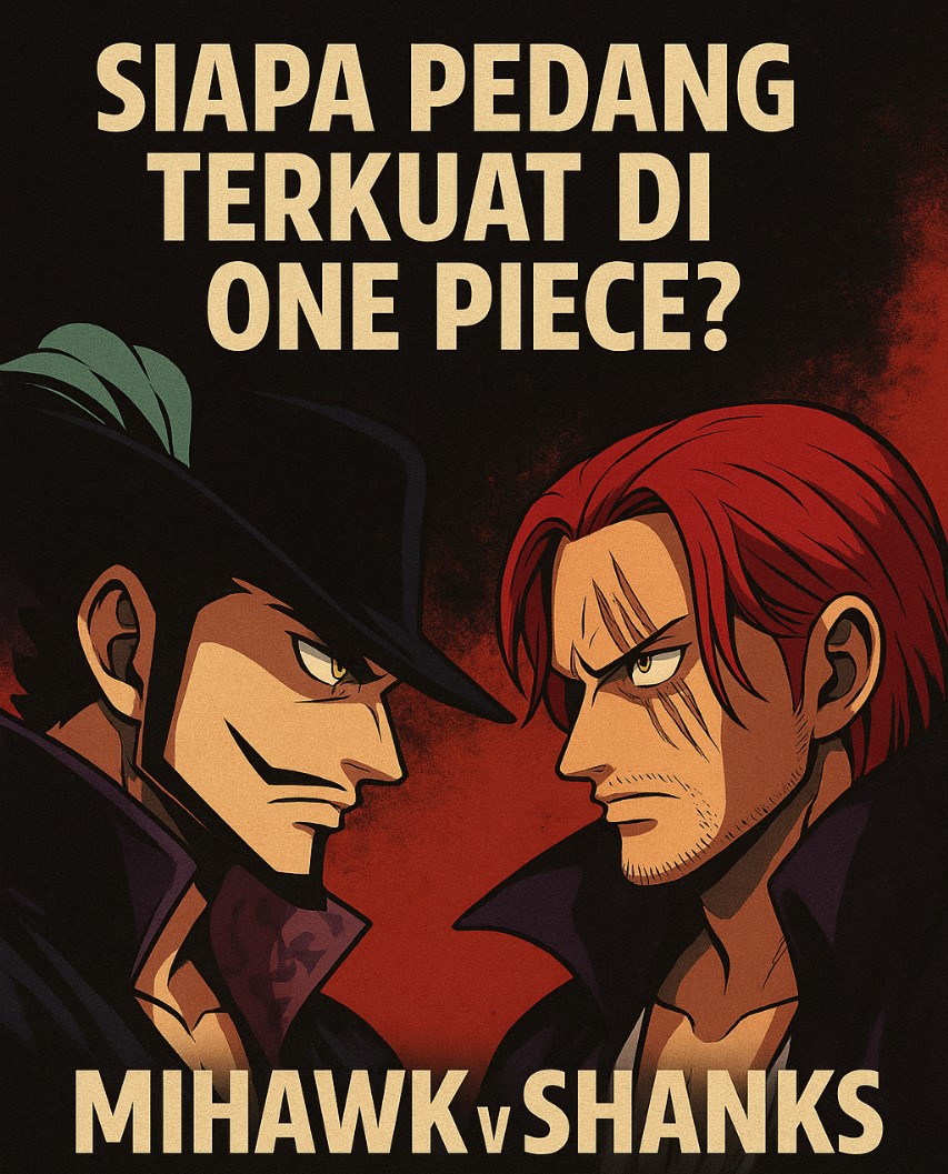 BozzeStore's tweet image. SIAPA PENDEKAR PEDANG TERKUAT DI ONE PIECE? 

Perdebatan abadi: Mihawk vs Shanks.

Mari kita kupas tuntas!

#ONEPIECE1162 #Shanks #mihawk #yonkou #rocks #Dragon #ONEPIECE