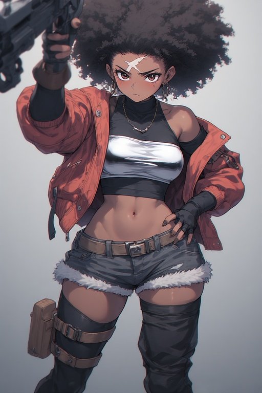 EmotionalSaint's tweet photo. #blackgirls #girlswithguns #blackwomen #blackanime #guns #machinegun #machineguns #subatomic #subatomacmachinegun #subatomicweapons #tomboy #tomboys #blacktomboy #afrogirl #afrotomboys #blacktomboy #blacktomboys #gun #armedtomboy #browntomboys #blackcartoon #aigirls #animewomen https://t.co/YPoJ7rOCNE
