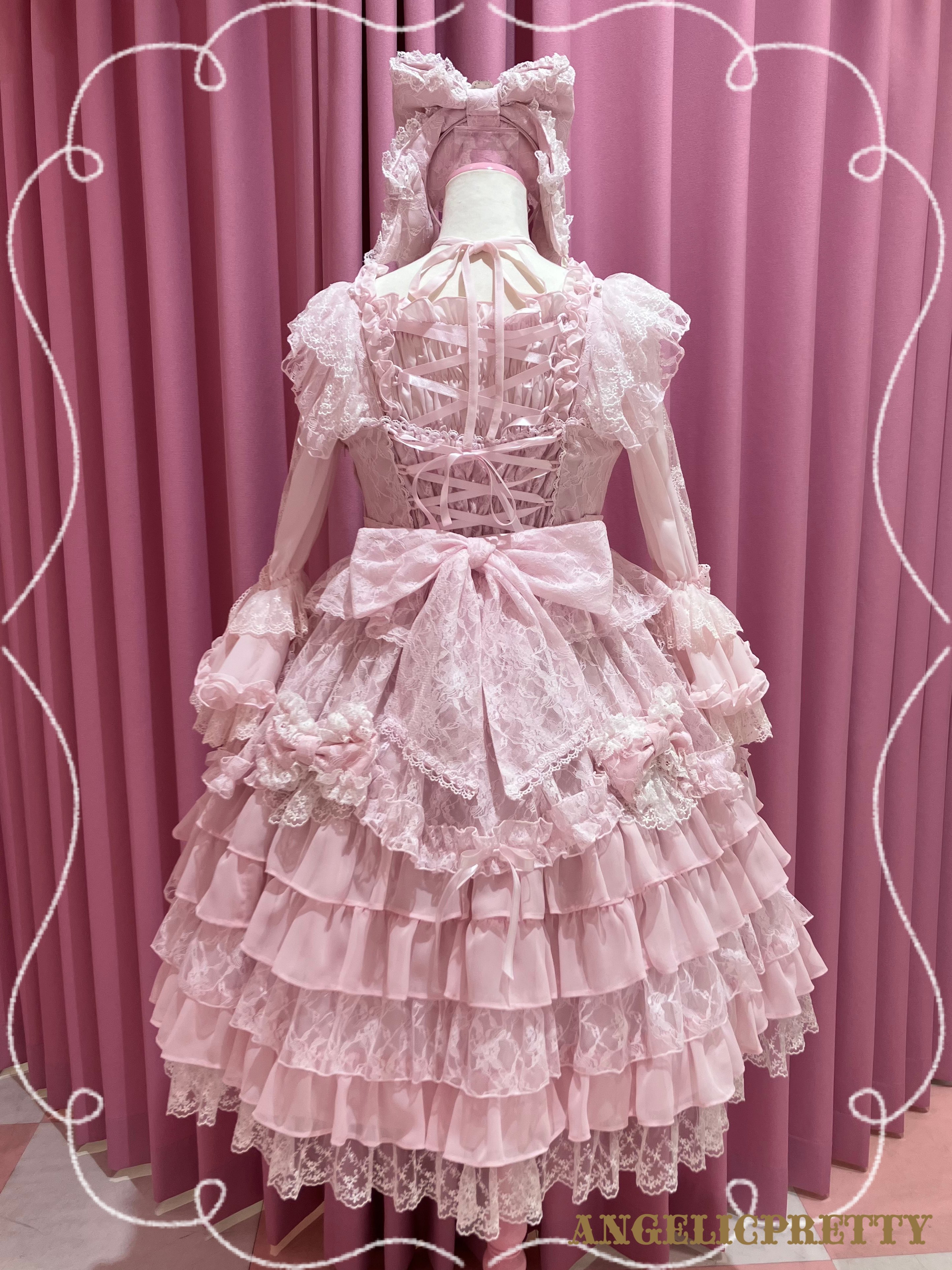 新品タグ付　アンジェリックプリティ　ChelseaGirlワンピース　サックス 新品タグ付 アンジェリックプリティ ChelseaGirlワンピース