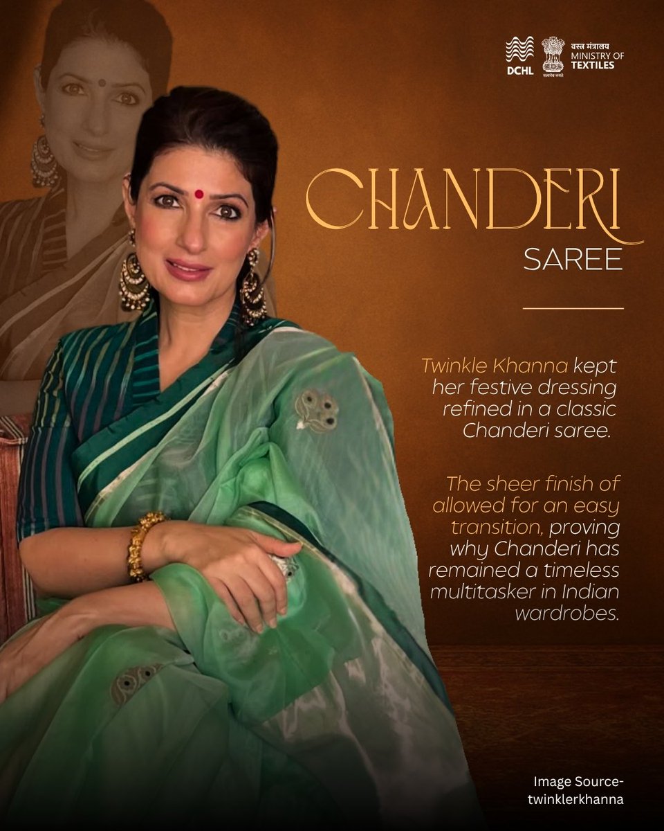 dchandlooms01's tweet image. As Navratri 2025 came full circle, we’re rewinding to the festive looks that stole the spotlight. Celebs serving heritage, glamour, and timeless drapes we can’t get over.✨
#ministryoftextiles #dchandlooms #myhandloommypride #culture #sustainable #sustainability #celebrityspotted