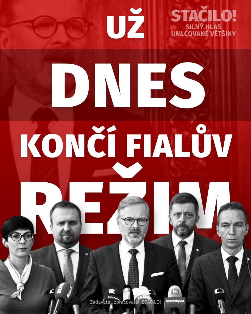 milankrajcacz's tweet photo. ✊🇨🇿🚩 STAČILO! asociální, protidemokratické a proválečné vlády Petra Fialy a jeho kumpánů! Volme ještě dnes komunisty a opoziční hnutí STAČILO!, které má číslo 25!
#kscm #stacilo #fialostacilo #volby #petrfiala https://t.co/fk6mrmLAW9