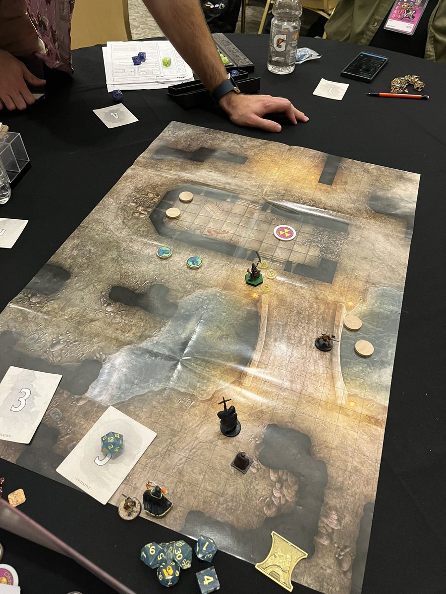 VALiant573's tweet photo. At @NukeCon Day One, I brought @Wizards_DnD Legends of Greyhawk play to my hometown Omaha, presenting our first two events, @Skerrit7h3green A Village Called Hommlet and @shawnmerwin Darkness in Nulb! #DnD #LegendsofGreyhawk https://t.co/if0wo9kSbH