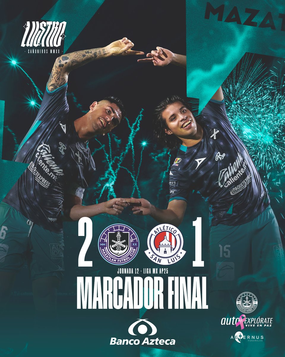 MazatlanFC's tweet photo. Orgullo, alegría, valentía y muchísimo corazón. Así se gana el Combate Naval. 

¡GANÓ EL MAZATLÁN FC! https://t.co/s4Uq8XRHPQ