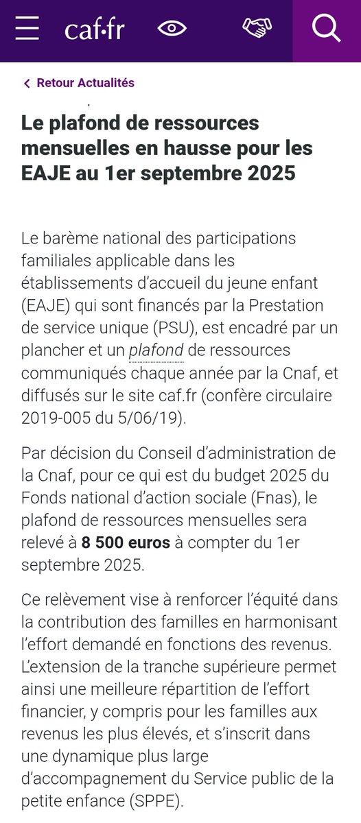 RobinRivaton's tweet photo. La CAF augmente le coût de la garde d'enfants pour les hauts revenus (+15%) 

C'est la poursuite de la destruction de la politique familiale lancée par François Hollande : baisse quotient familial, modulation Paje... 

Stratégie suicidaire https://t.co/gbB1kFFyCF