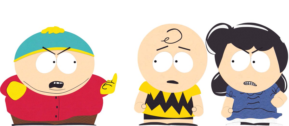 EraserGuyCruz's tweet image. Got bored
made Lucy and Charlie Brown in South Park lol
(Cartman rig by Cartman1235 on Devientart)
#SouthPark