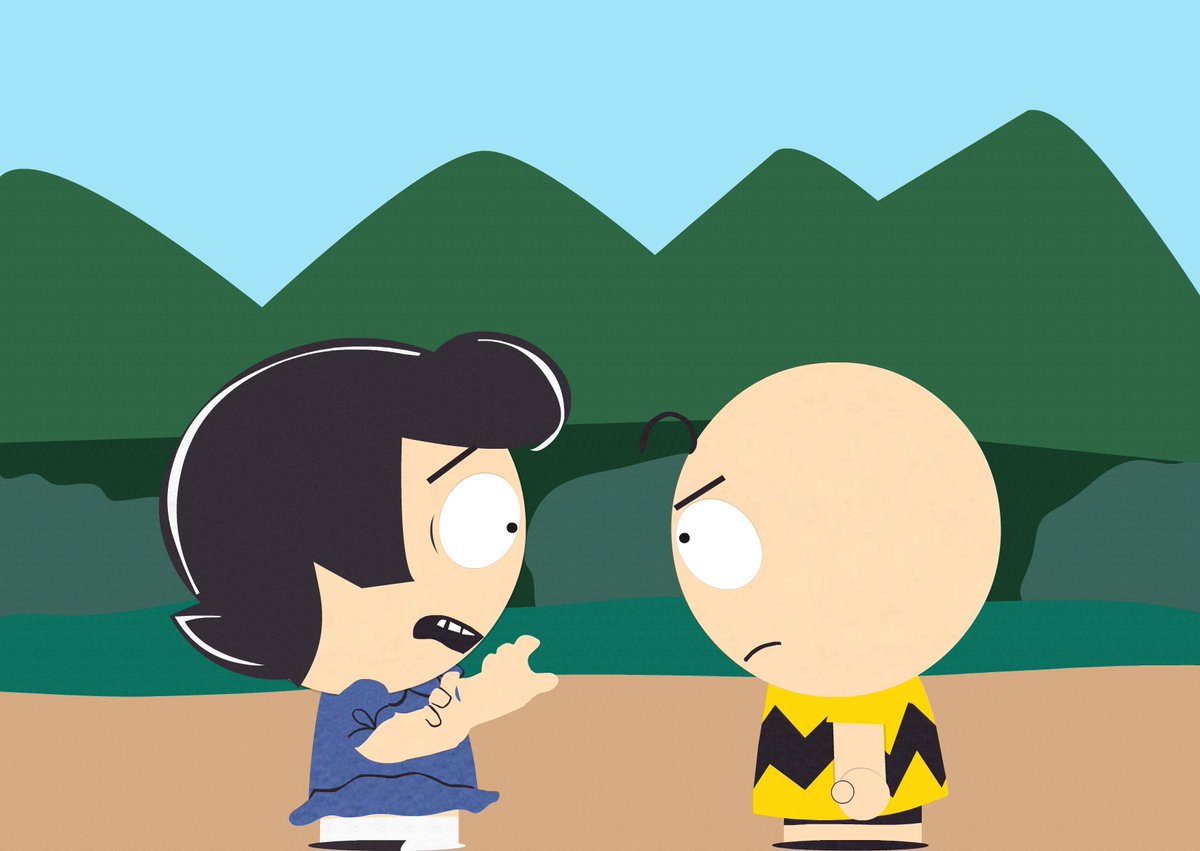 EraserGuyCruz's tweet image. Got bored
made Lucy and Charlie Brown in South Park lol
(Cartman rig by Cartman1235 on Devientart)
#SouthPark