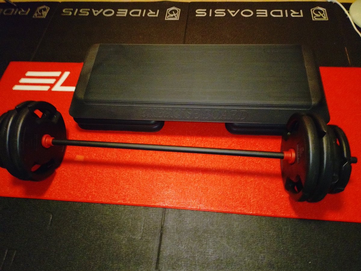 LADLE_FFS's tweet image. 本日は、 #自宅ジム で
#MOSSA #GROUPPOWER 60。

#MOSSAMOVE 5周年、おめでとうございます！