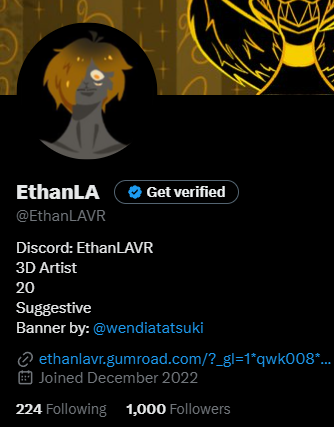 HIT 1000 FOLLOWERS! Thank you everyone