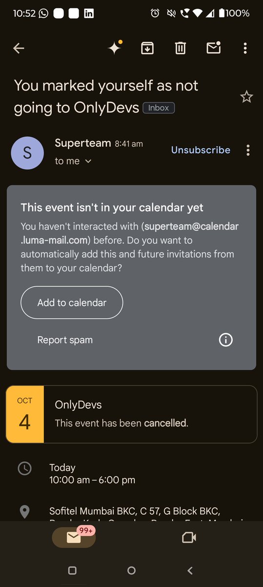 Vikrant Singh (@vikrant2287) on Twitter photo Couldn’t make it to the superTeam OnlyDevs event today: personal stuff came up. next time🔥
<a href="/SuperteamIN/">Superteam India</a> <a href="/solana_devs/">Solana Developers</a> Couldn’t make it to the superTeam OnlyDevs event today: personal stuff came up. next time🔥
<a href="/SuperteamIN/">Superteam India</a> <a href="/solana_devs/">Solana Developers</a>