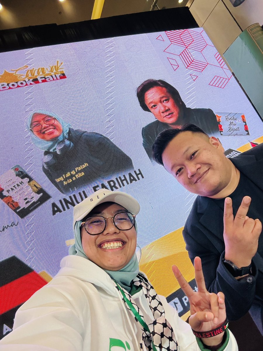 Dari pentas PBAKL 2025 ke pentas Pesta Buku Sarawak 2025 ✅