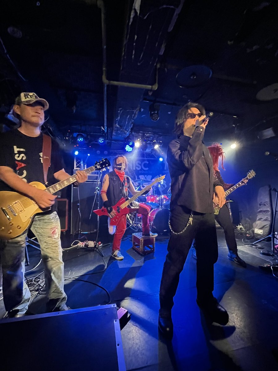 MISCAST758's tweet photo. 先週9/28 #TIGHTROPE でのCOPYPANDA改めてご来場ありがとうございました😊
新メの聖児くん交えての初LIVE！ぶち上がってもらえたかなぁ？

#MISCAST #x_japan #X #Xコピバン https://t.co/qRlxPHOV1u