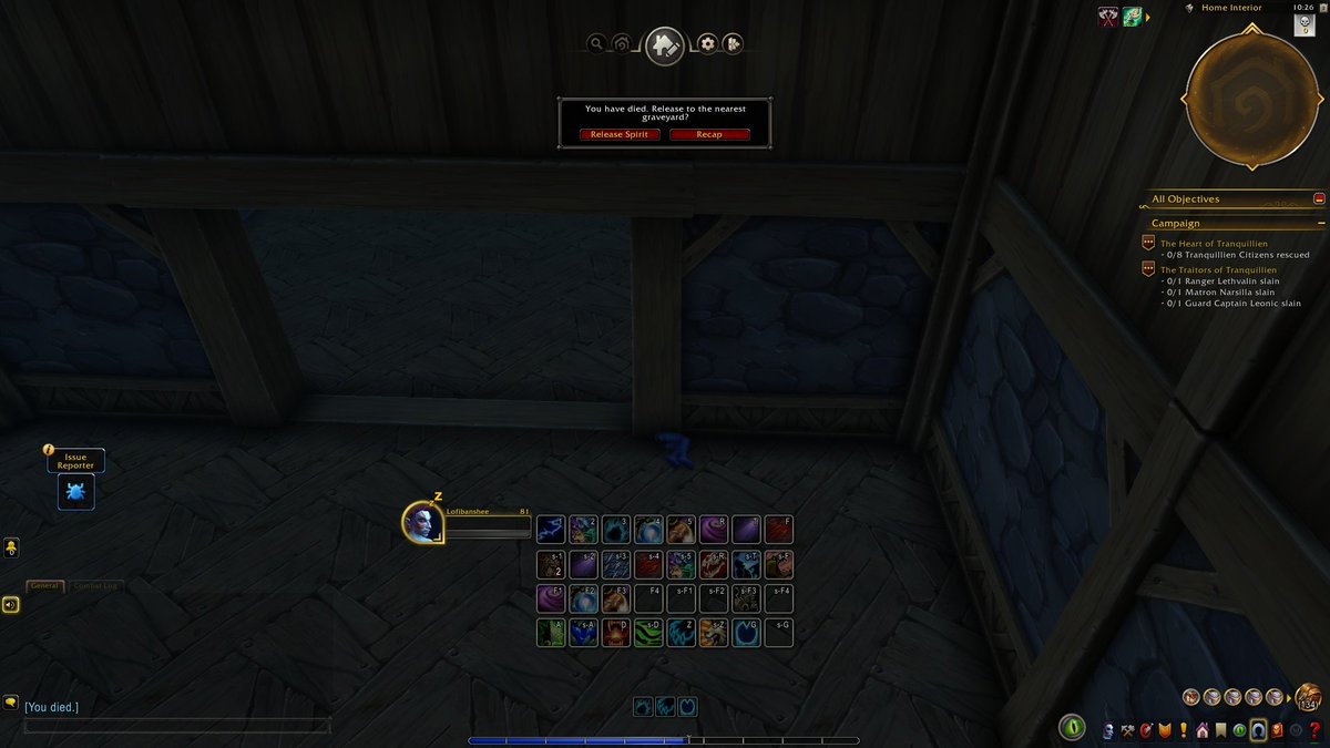 Sorry can't make raid, dying while house building.