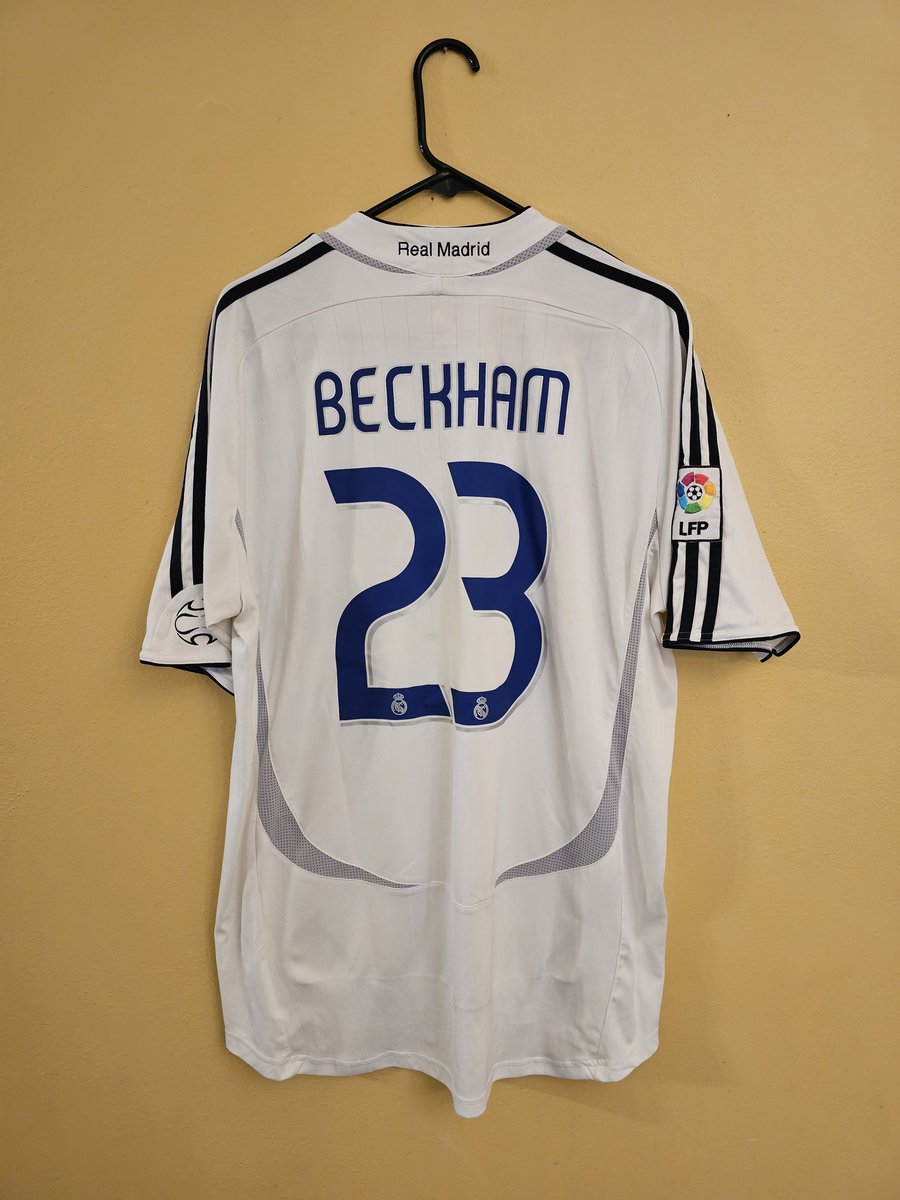 Recently picked up this Real Madrid 06/07 Beckham shirt 

#beckham #realmadrid #davidbeckham #adidas