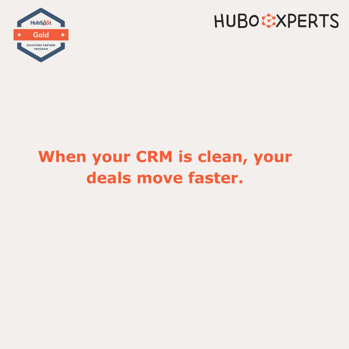 huboexperts's tweet image. Clean CRM ➝ Clear deals ➝ Faster revenue. ⚡
That’s the power of #HubSpot with #HuboExperts.
#HubSpotGoldPartner | #RevOps | #CRM