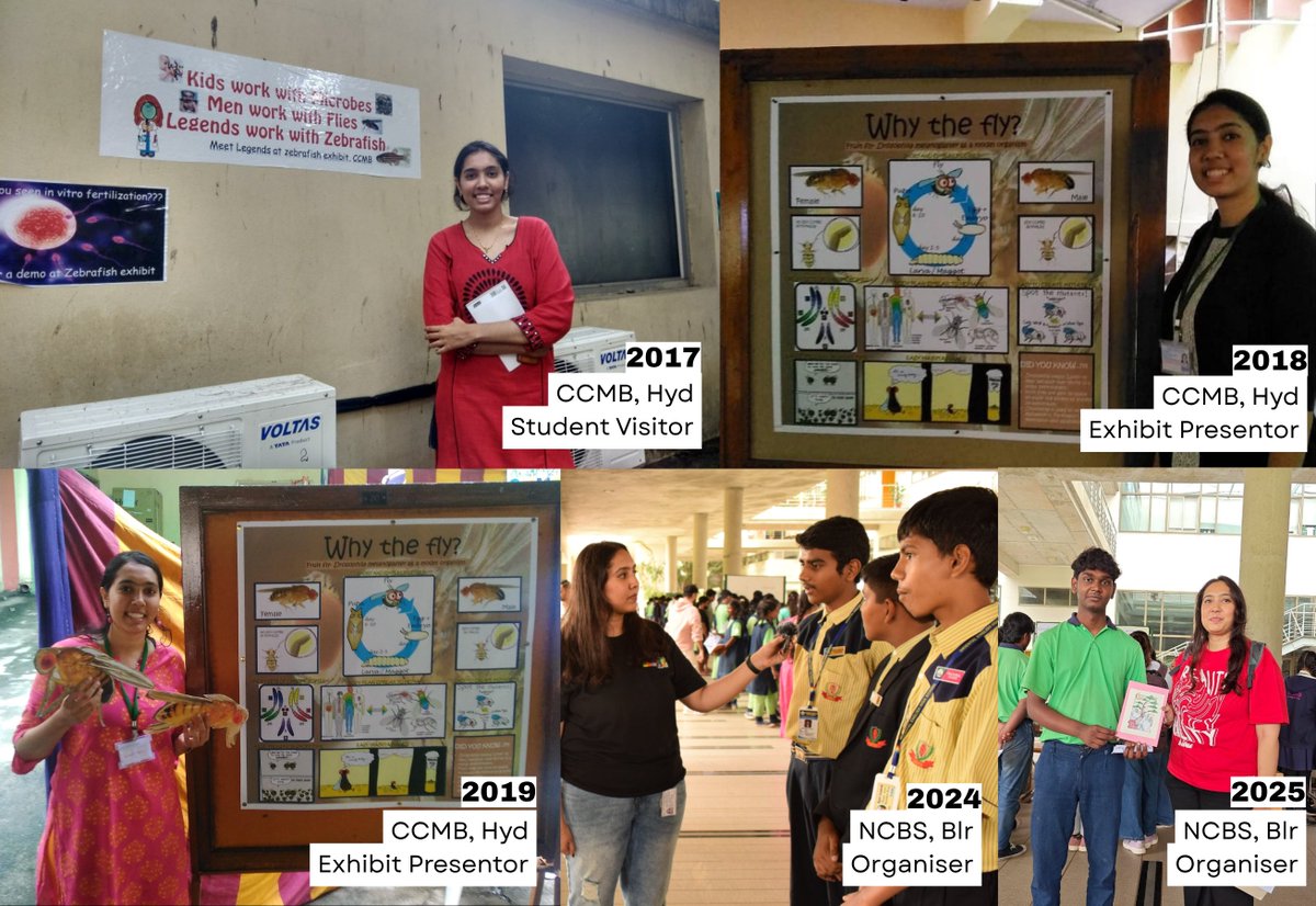 mrunalnkulkarni's tweet image. Open Days are close to heart 🩵
The 2017 Open Day at @ccmb_csir was what fueled my passion for research.
Events like these are so important. They open up a whole new world for students, just like it did for me 8 years ago! And look where I stand today!🤩
#scicomm #outreach