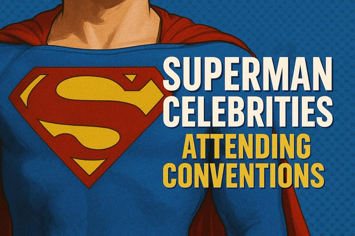 SupermanHomepge's tweet image. #Superman Celebrities Attending #Conventions Next Weekend (October 9-12, 2025) buff.ly/7adeef6