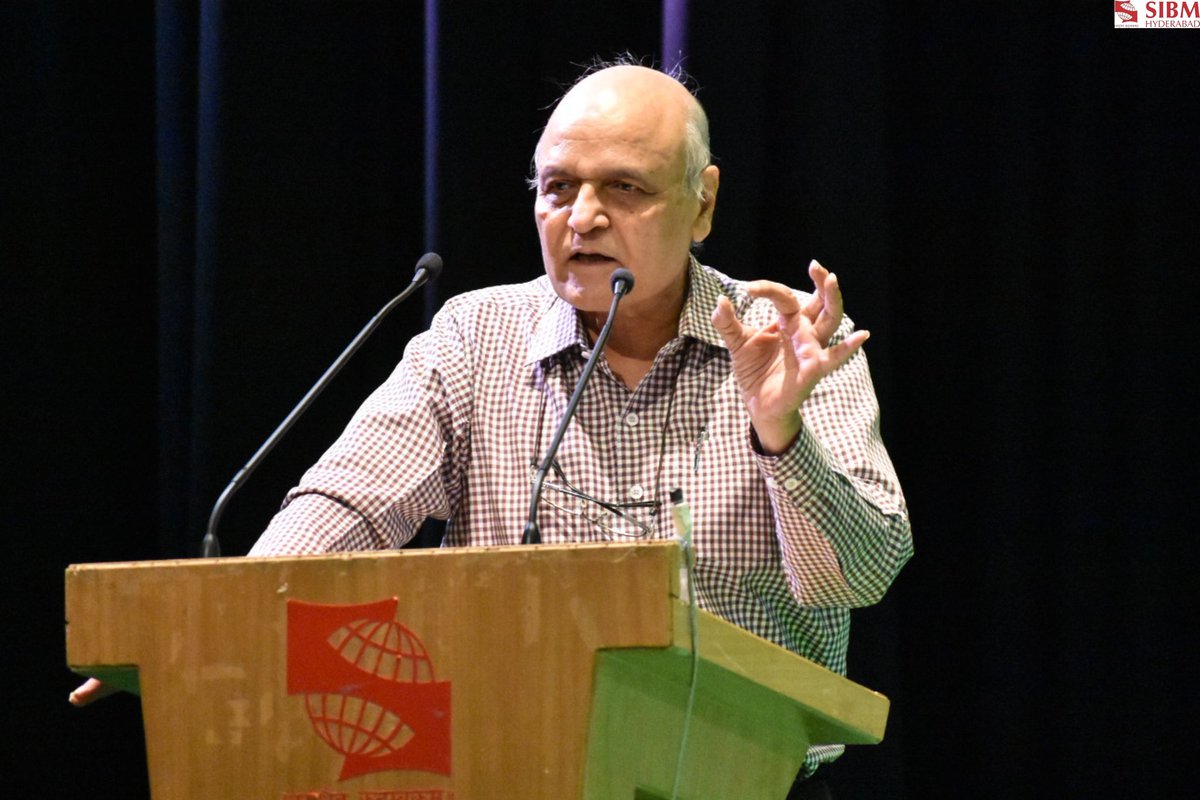 SIBMHYD's tweet image. SIBM Hyderabad hosted a seminar on the Indian Knowledge System with Shri Pavan K. Varma and Prof. Bhagwati Prakash Sharma, highlighting the relevance of India’s timeless wisdom in today’s world.

#Symbiosis #IndianKnowledgeSystem #TimelessWisdom #PhilosophyAndScience