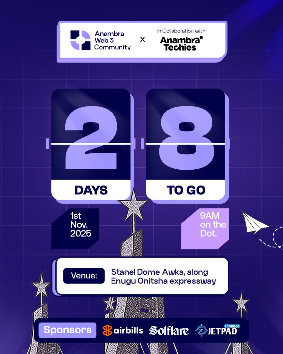 BendTheChain's tweet image. This would be the biggest web3 IRL in the history of Nigeria 

1k+ registrants and still counting 

Can you afford to miss this?

Come and meet me live let&apos;s connect 

Register: lu.ma/5br1nzyi