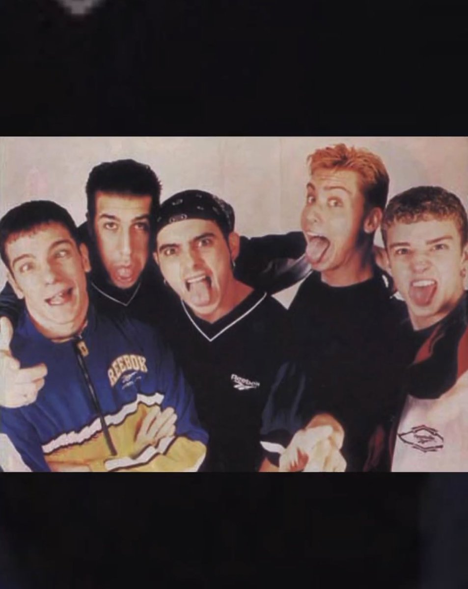 MamaBearto2boys's tweet photo. THIS is *NSYNC. Don’t tell me they ALL don’t love each other. They recreated old photo shoots and had the time of their lives. Because THEY (yes. Even Justin 🙄 haters) WANTED to and ENJOYED. This is what the true fandom gets. It’s this and this only. The ❤️ of *NSYNC. https://t.co/i1Ow7qOWJH