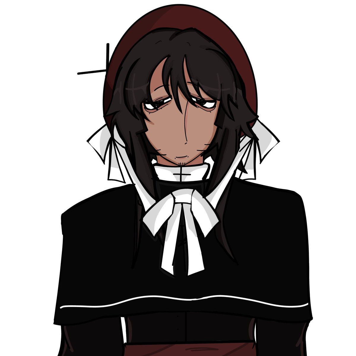 Hello I came back and I started drawing 8:11 stuff!! 
So here my Mini design of my oc Mich Rosso 
(I add his story soon!) ( ⭑•̀ᴗ•́ )✧
#811game #811oc