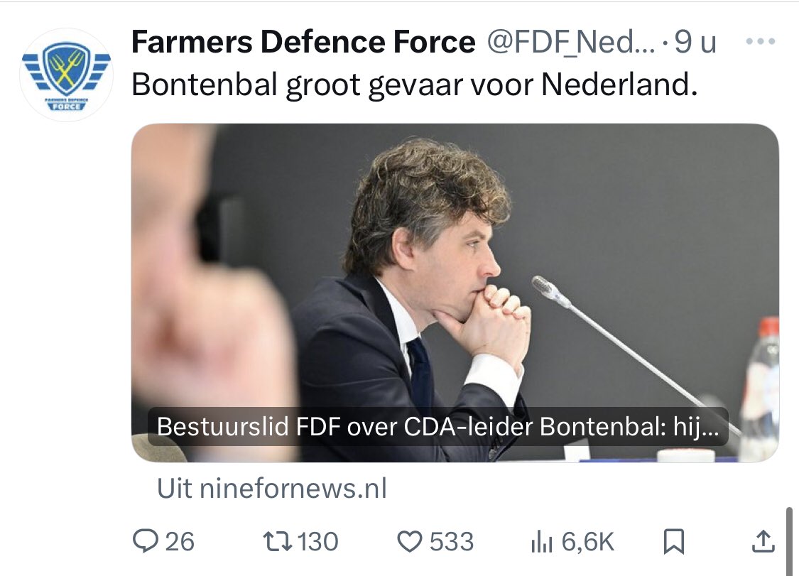 Als deze ellendige intimidatie-club dit schrijft met verwijzing van een nepnieuwswebsite, weet je dat je gerust CDA kunt stemmen.