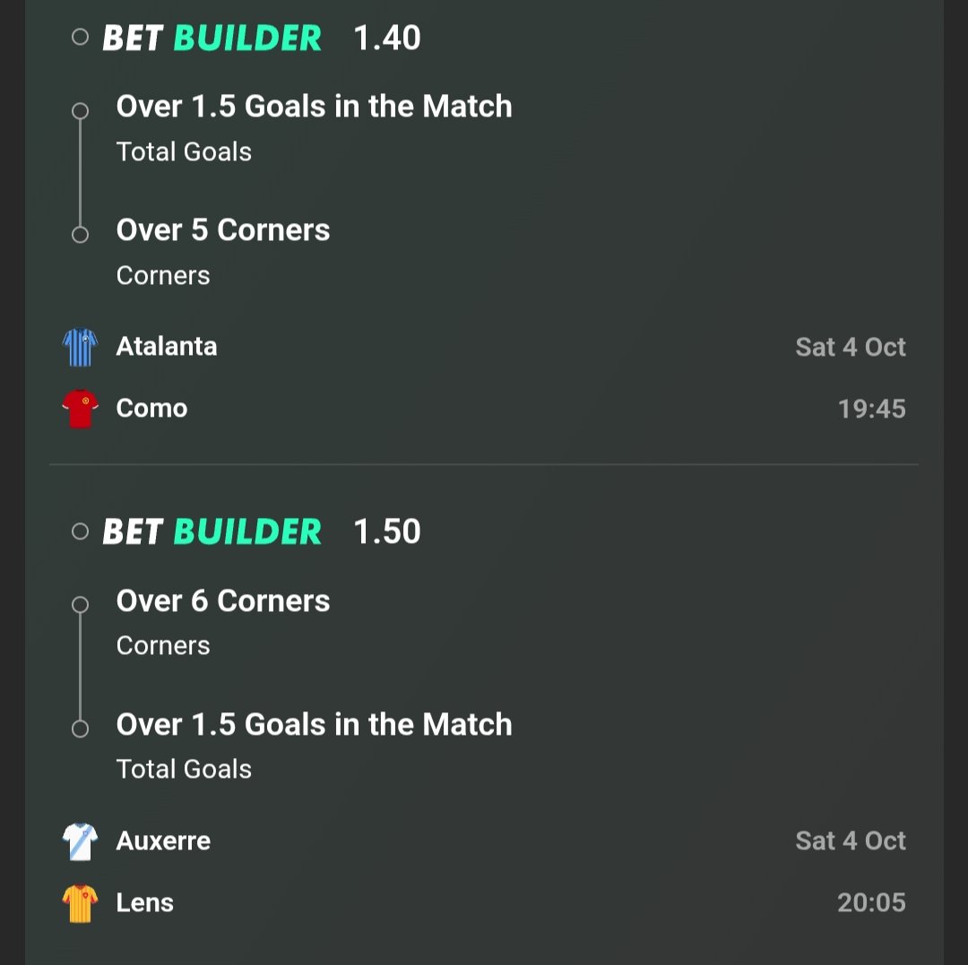 A big weekend coming up 
 We will be giving out £60 today if this bet builder wins 
Easy just ❤️ and retweet also must be following