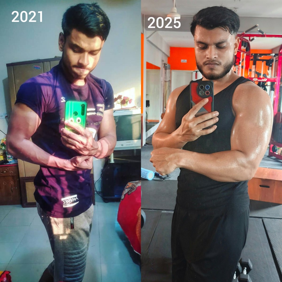 Mahanur_Rahman_'s tweet image. From 2021 to 2025 my fitness transformation, Everything is possible if you want deeply 💪
#Transformation #Motivation