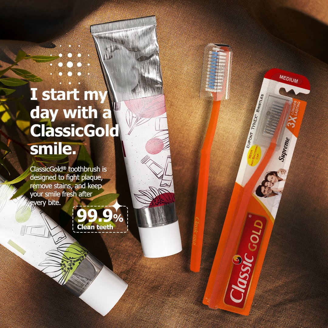 Choose a high-quality toothbrush that suits your personal preference - this can be manual or electric. 

Click here
classicgold.in

#lalkalapeela #teethwhitening #yellowteeth #classic #ToothBrush #toothbrushholder #cleanteeth #oralcare #dailylife