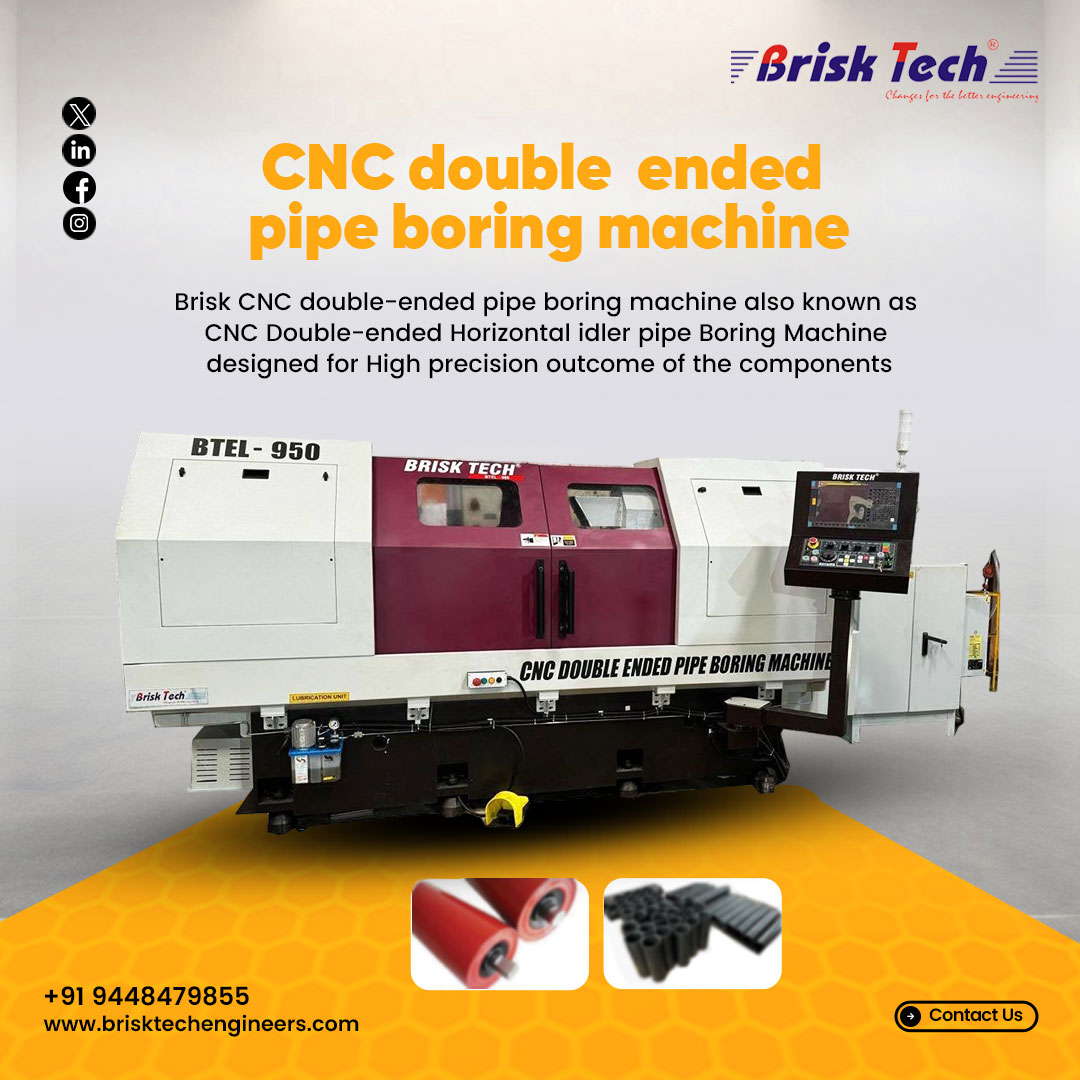 brisktechindia's tweet image. CNC double ended pipe boring machine!
🔧 Brisk CNC Double-Ended Pipe Boring Machine 🔧
Precision meets power! 

📞 Request a quick quote: +91 94484 79855
🌐 Explore more: brisktechengineers.com

#cncboringmachine #pipeboring #ManufacturingSolutions #PrecisionEngineering