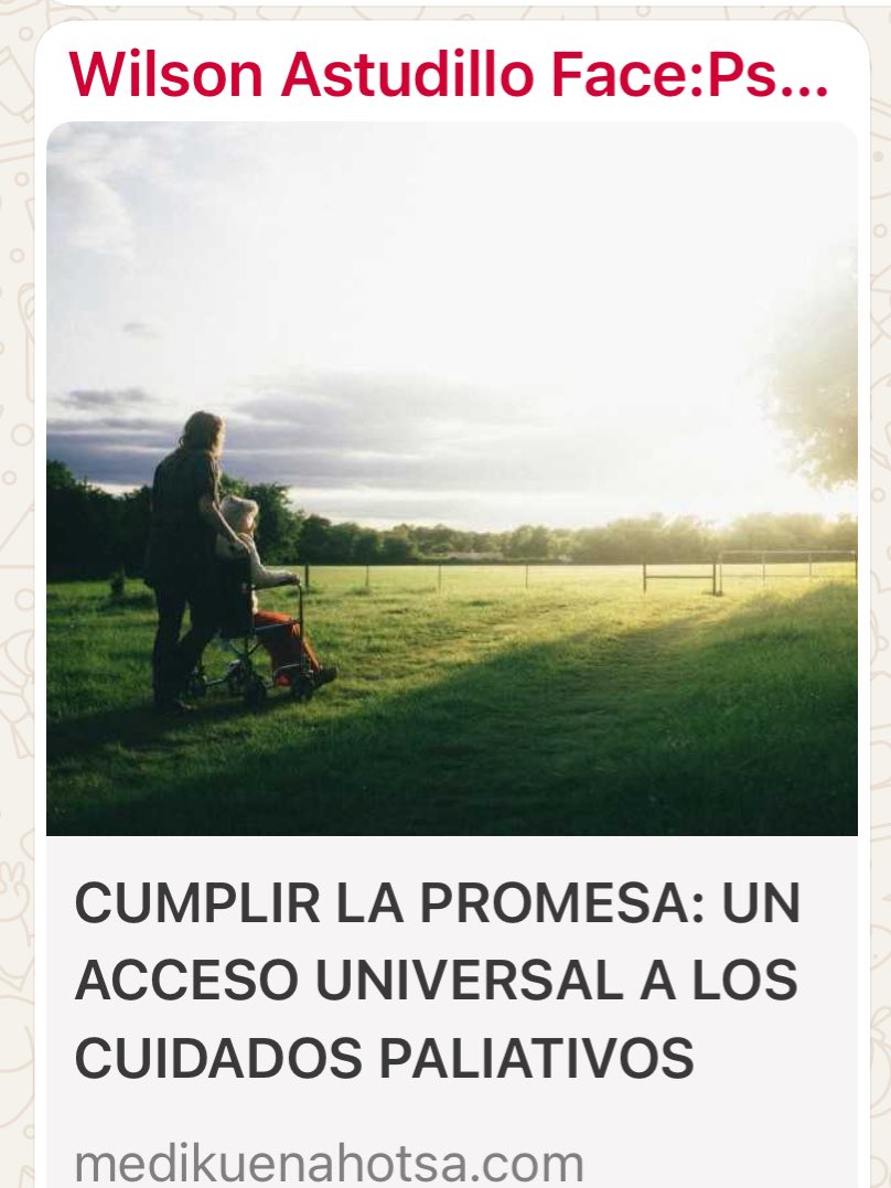 Reflexión #DiamundialCuidadosPaliativos 👇👇👇👇

medikuenahotsa.com/articulo/831/c…

<a href="/IAHPC/">IAHPC</a> <a href="/_ALCP/">ALCP</a> <a href="/EAPCvzw/">EAPC VZW</a> <a href="/FPiaAguirreche/">Fundacion Pia Aguirreche</a> <a href="/AdorezArinduz/">Arinduz</a> <a href="/mlalanda/">Mónica Lalanda</a> <a href="/secpal_/">SECPAL_CPaliativos</a> <a href="/Dignia/">Dignia</a> <a href="/A_Melendez_G/">Alberto Meléndez</a> <a href="/rogaltro/">Rogelio Altisent</a> <a href="/SCBCPal/">Cures Pal·liatives - SCBCP</a> <a href="/PScbcp/">@PsicoPaliativa_SCBCP</a> <a href="/AMCPaliativos/">Asociación Madrileña de Cuidados Paliativos</a> <a href="/PalianNavarra/">Palian Navarra</a> <a href="/AtlantesPC/">ATLANTES Global Observatory of Palliative Care</a>