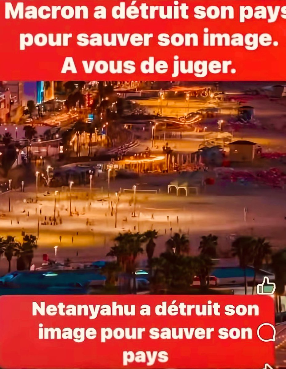 Bibi est adulé dans son pays.
Macron est vomi sans le sien.