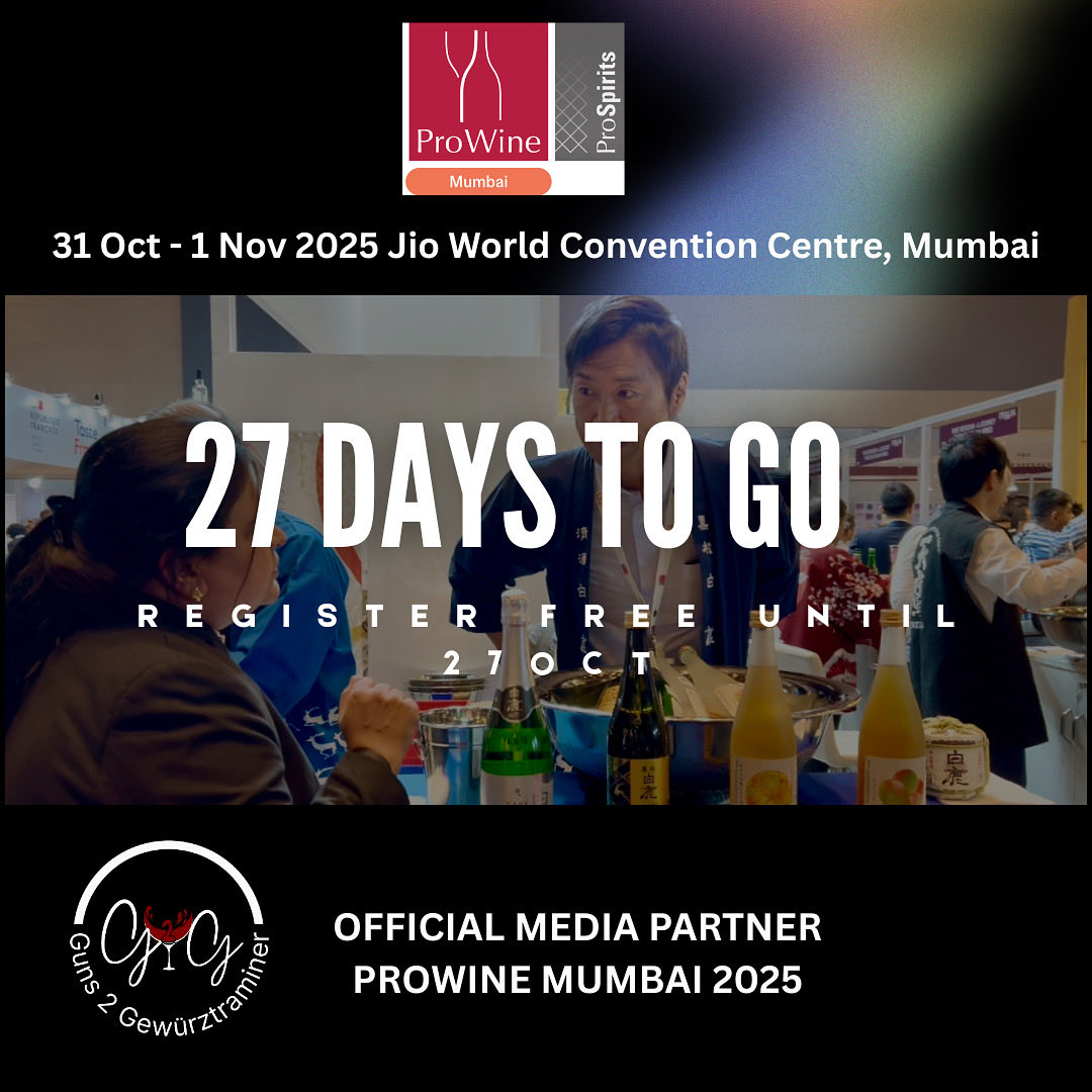 ravikjoe's tweet photo. 27 days to go for #ProWineMumbai 2025 🍶🍷🥃 This year, I’m both an Official Media Partner &amp; hosting the Sake Club India x Nihonshunishiyo booth with Japanese Sake, Awamori, Gin &amp; Whisky. Register free until 27 Oct 👉 https://t.co/EGCkMxVyGS 
Join us! https://t.co/9HlTJJDeZW