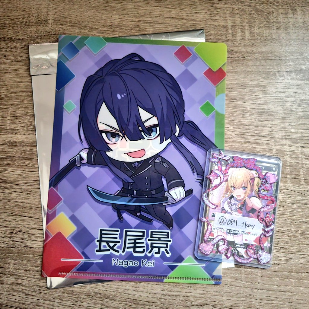087_tkmy's tweet photo. 【譲渡 買取】にじさんじ  にじさんじチップス vol.7 特典 クリアファイル
譲)画像参照(SD絵柄)
求)希望額(1500~)+送料
都内手渡し又は郵送にて 
暗所にて保管していたものとなります https://t.co/l6iVRvrx1W