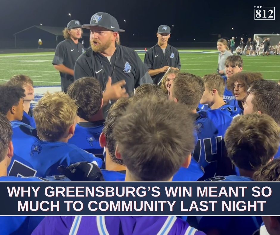 Greensburg's win over Batesville last night was felt throughout the community.

Here's why and here's what the coach told his players moments after the game:

812noww.com/post/why-green…