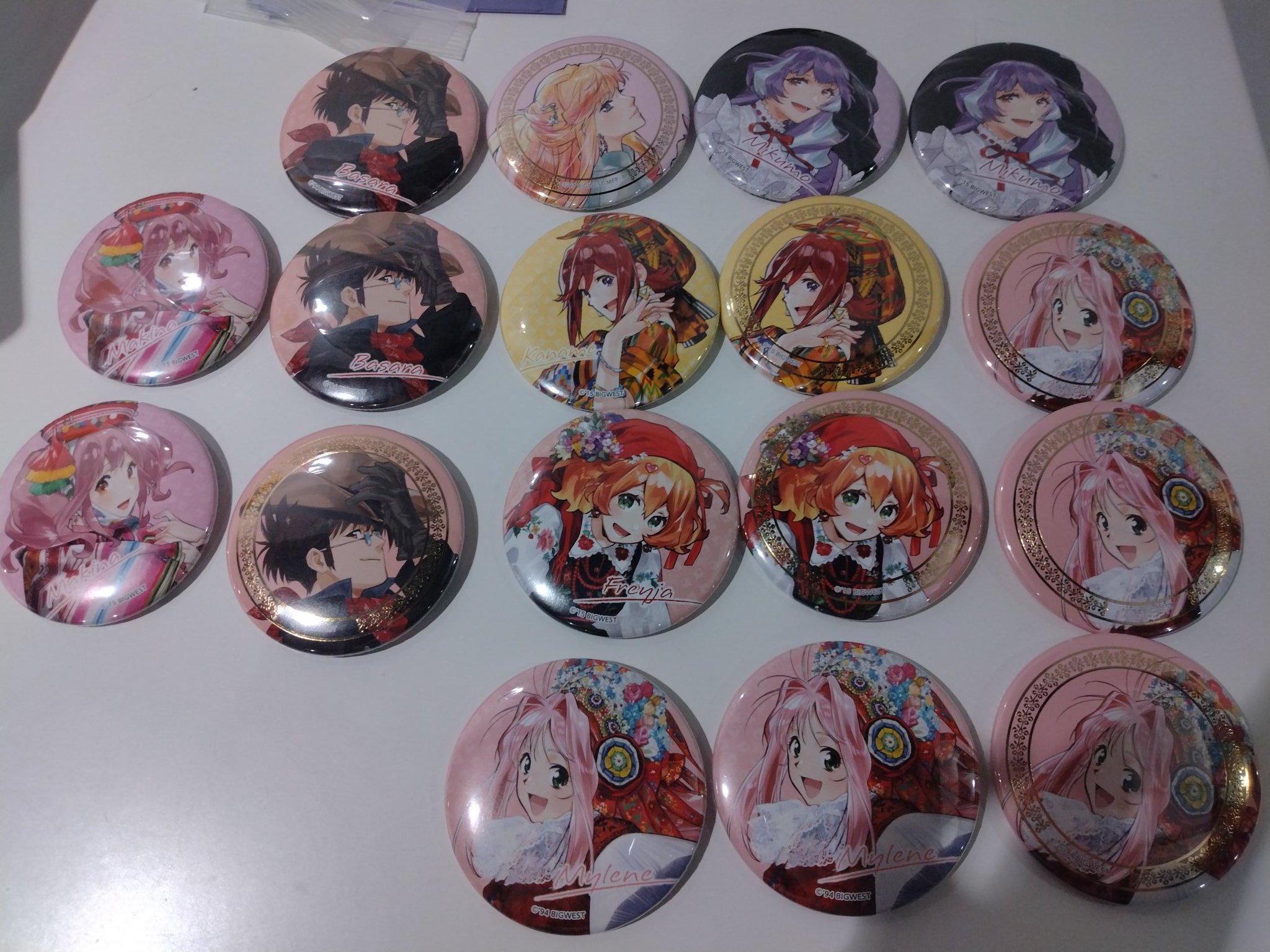 OTAKON 北米限定 缶バッジ　ミンメイ　ミレーヌ　マクフェス　マクロス OTAKON 北米限定 缶バッジ ミンメイ ミレーヌ マクフェス マクロス